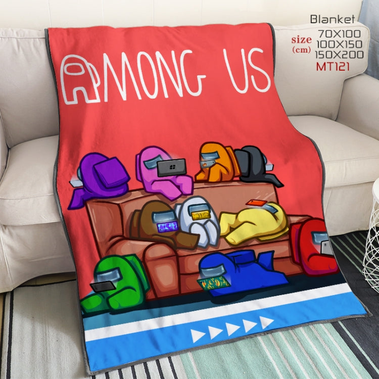 Among Us - Double-sided Large Lambskin Blanket - 150X200cm