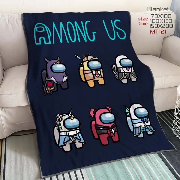 Among Us - Double-sided Large Lambskin Blanket - 150X200cm