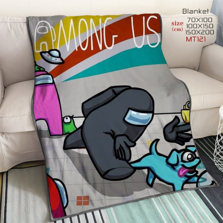 Among Us - Double-sided Large Lambskin Blanket - 150X200cm