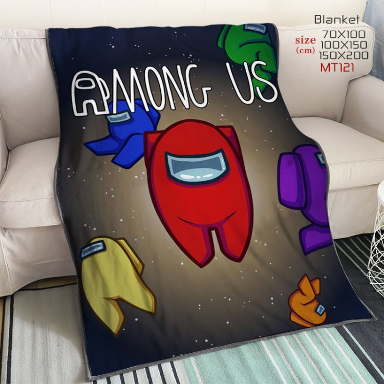 Among Us - Double-sided Large Lambskin Blanket - 150X200cm