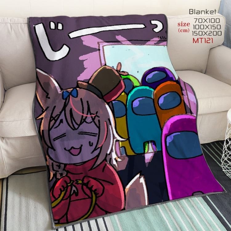 Among Us - Double-sided Large Lambskin Blanket - 150X200cm