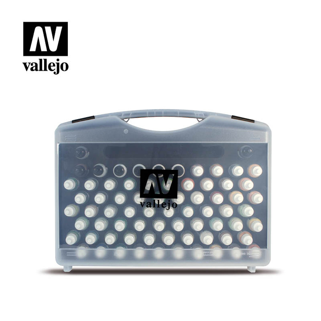 Vallejo Model Colour Plastic Case 72 Combinations + Brushes
