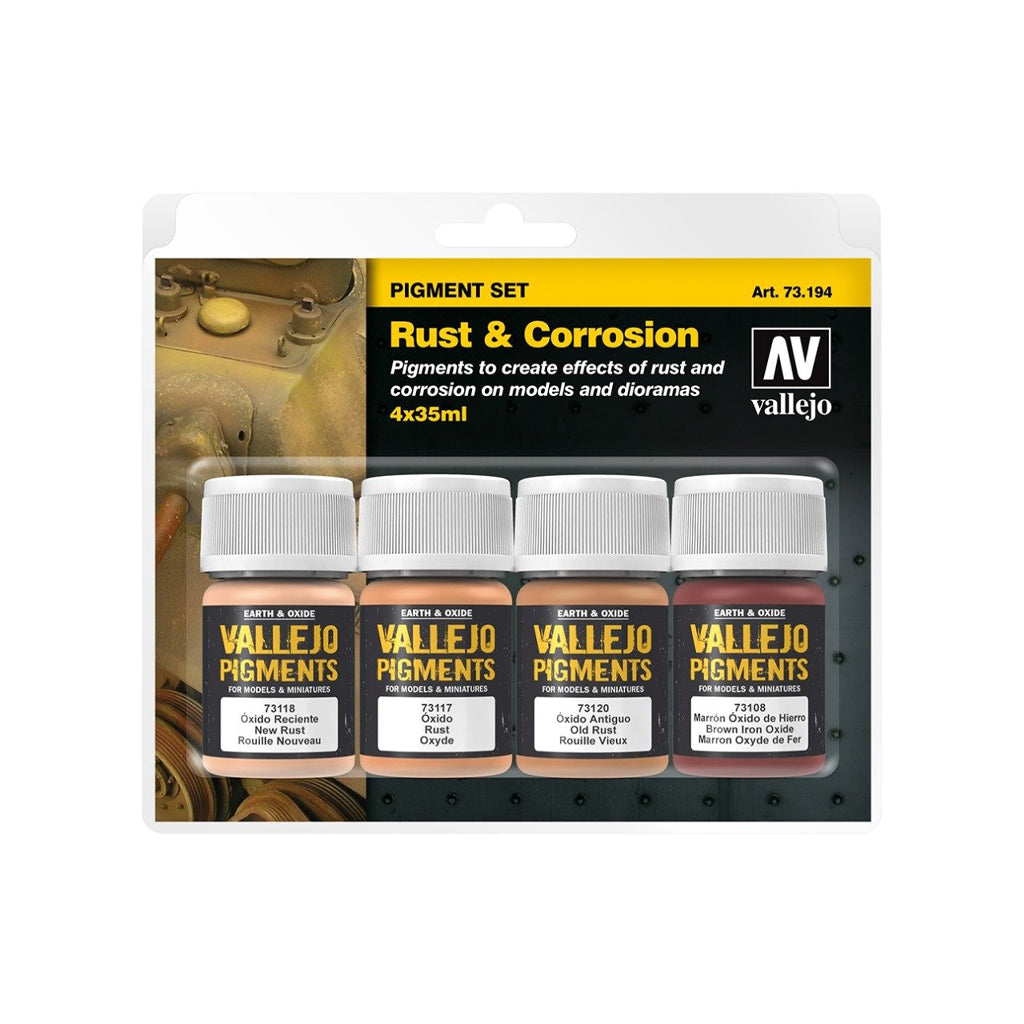 Vallejo Pigments - Set Rust &amp; Corrosion 35ml