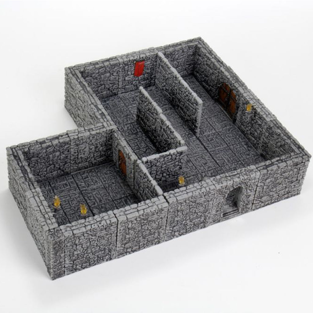 WarLock Tiles Dungeon Tiles II Full Height Stone Walls Expansion