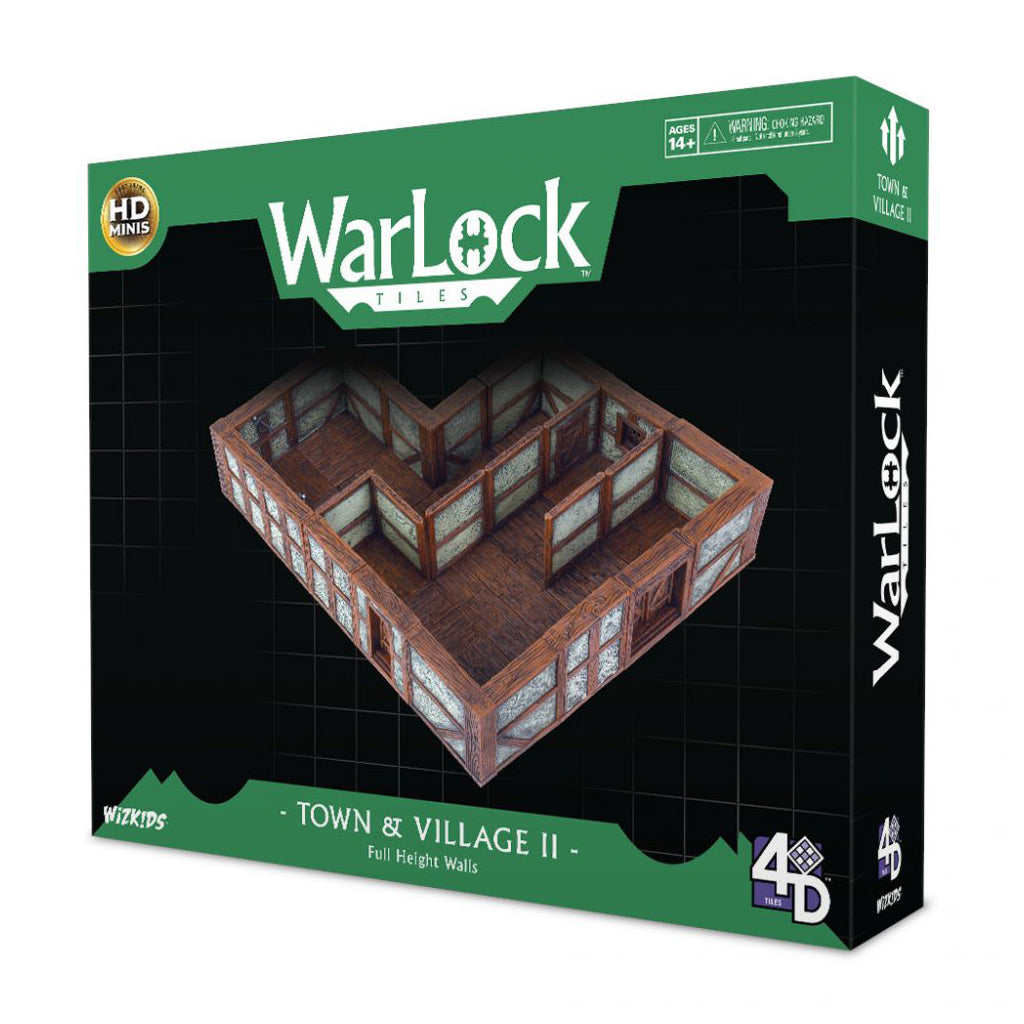 WarLock Tiles Town & Village II Full Height Plaster Walls
